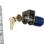 Keyswitch, 2 Position, MOM, REM OFF, DPDT, H2395