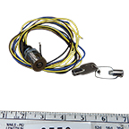 Keyswitch 2 POS, REM.1, Spring Return, Keyed