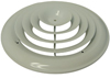 14" O.D EXHAUST FAN GRILL - WHITE
