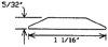 ASTRAGAL, GLUE ON TYPE, 8FT SE