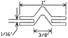 ASTRAGAL, REVERSING, 8FT SECTI