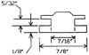 ASTRAGAL, MATES W/ AST4, 8FT S