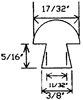 ASTRAGAL, USED ON SIDE OPENING