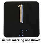 Braille, Crescent 2.05"x1.375"