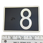 Braille Plate, Door Jamb 3.5"L