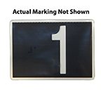 Braille Plate, Door Jamb 3.5"L