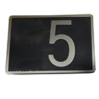 Braille Plate, Door Jamb 3.5"L
