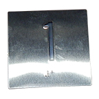 Braille Plate, 4" x 4" SS w/