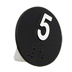 Braille 1.375RD, #5 White/Blac