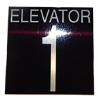 Hoistway ID Plaque, Aluminum