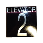 Hoistway ID Plaque, Aluminum