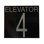 Hoistway ID Plaque, Aluminum