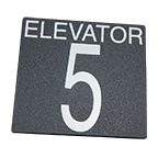 Hoistway ID Plaque, Aluminum