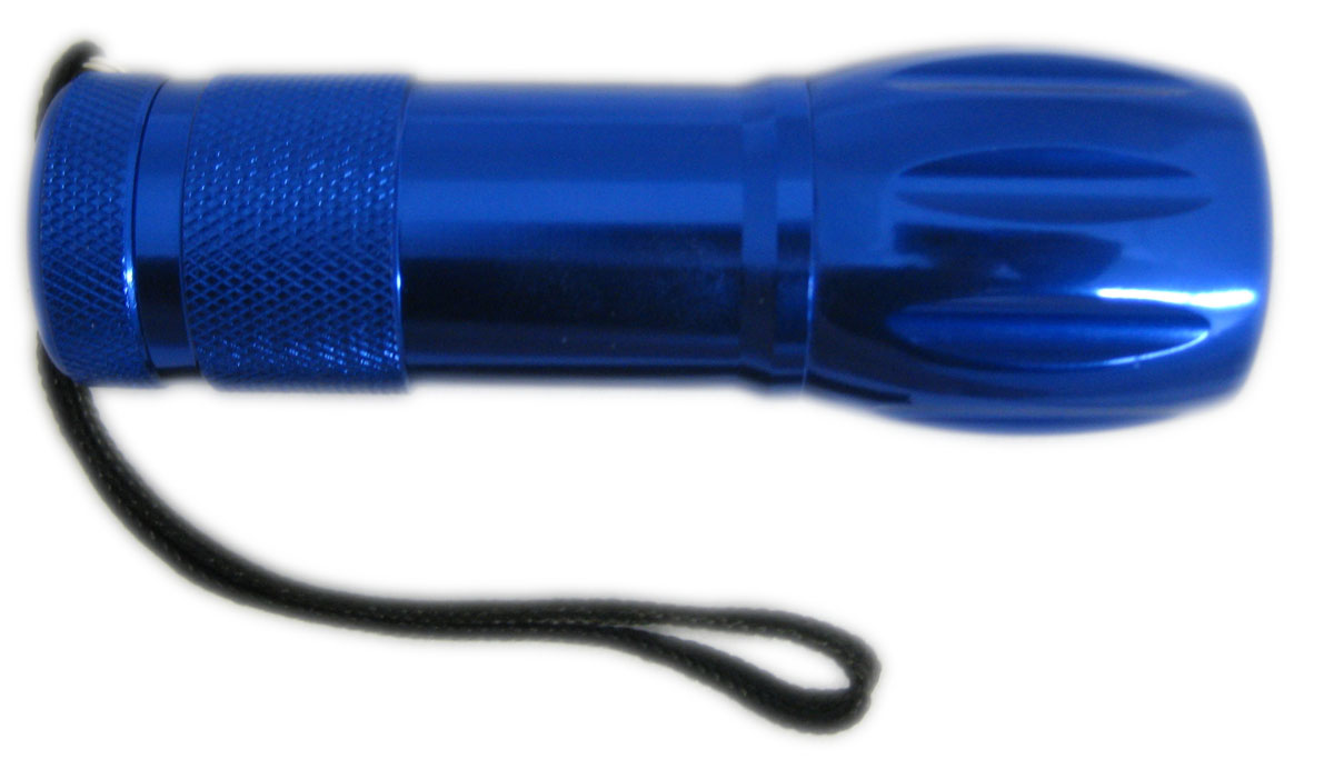 Flashlight, Led With Batteries