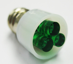 6S6/120V LED, GREEN