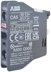 ABB CONTACT, AUX. N.O. #35-75-BCLF