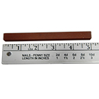 Rubrite, unmounted 3/8"x3/8"x5