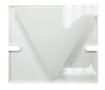 2 IN. DIRECTION ARROW WHITE