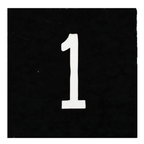 BUTTON, MARKED #1