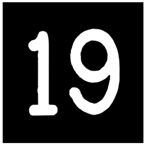 BUTTON, MARKED #19