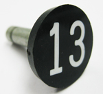 BUTTON, MARKED #13