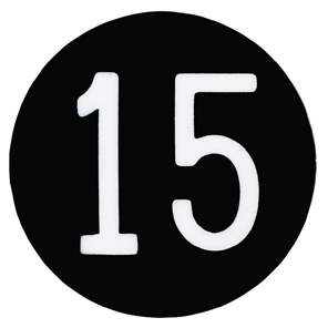 BUTTON, MARKED #15