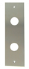 COVER PLATE STAINLESS STEEL 2