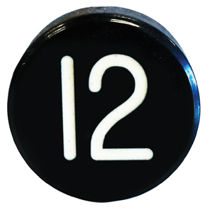 BUTTON, MARKED #12