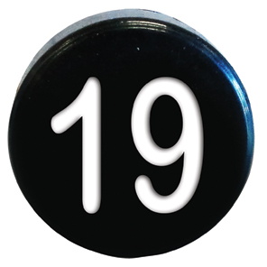 BUTTON, MARKED #18