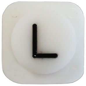 JEWEL ROUND MARKED "L"