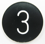 BUTTON, MARKED #3