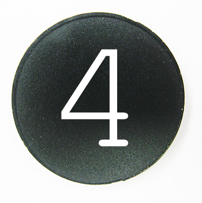 BUTTON, MARKED #4