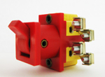 PADDLE SWITCH 2 POLE RED