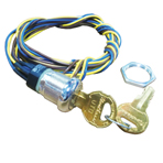 Keyswitch, 2 Pos, Rmv 2 w/