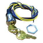 Keyswitch, 2 Pos, Rmv 2 w/