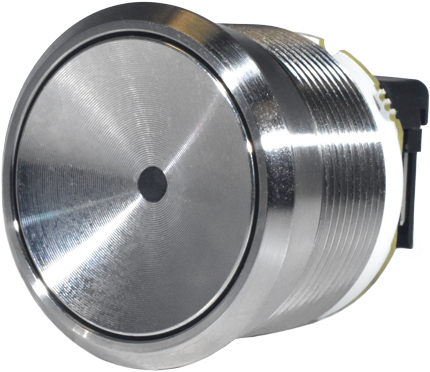 Pushbutton, 6Vdc SS Red Led