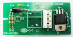 ~HALL STAT LED ORG PCB ASSY, 1 BUTTON