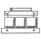 TRANSFORMER 235G6, 250VA 3 PHASE