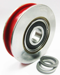 HANGER ROLLER 3 3/8" FOR FLAT