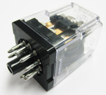 RELAY,PLUG-IN 120 VAC,3PDT-ENC