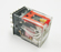 RELAY, 24VAC,4PDT 5A, BUTTON &