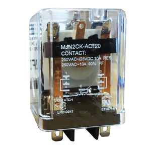 Relay, Plug In Latching, 2PDT