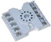 RELAY SOCKET 10 AMP,3 POLE,