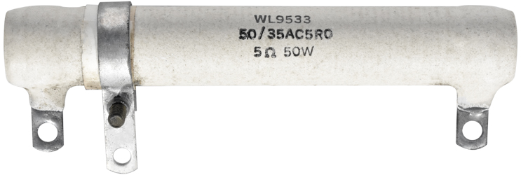 RESISTOR,ADJUSTABLE, 5 OHM, 50