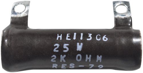 RESISTOR,FIXED 2000 OHM 25W