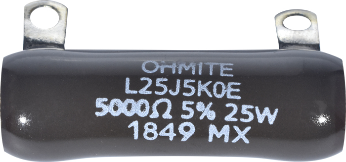RESISTOR,FIXED 5000 OHM,25W