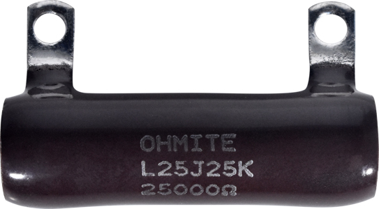 RESISTOR,FIXED 25,000 OHMS,25W