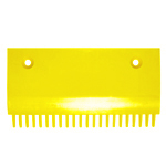 Comb Plate, Yellow, Center
