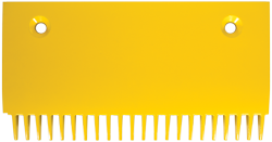 Comb Plate, 9300 Yellow Aluminum, Right, L: 203mm