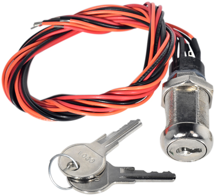 KeySw, 2 Pos, Rmv 1 Spring Ret W/OCO-1 Key